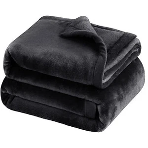Large Plush Fleece Throw Super Soft Reversible Twin Queen Size Sofa Bed Blankets - Picture 1 of 67