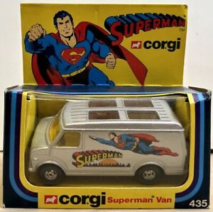 1979 Corgi 435 SUPERMAN VAN ~ Mettoy Co. ~ MIB