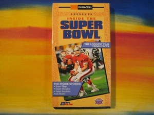 Duracell Presents Inside the Super Bowl NFL Trivia Facts Sports VHS Tape - Picture 1 of 3