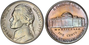 1955-D/S 5c PCGS MS 66 ~ HIGH-END JEFFERSON NICKEL OVERMINTMARK VARIETY -OMM-5? - Picture 1 of 5