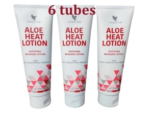 LOCIÓN TÉRMICA 6 tubos Forever Living Aloe (4 oz cada tubo) masaje calmante - Imagen 1 de 3