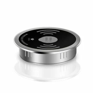 Office Desk Desktop 5W Fast Charging Pad Plug Hole - Picture 1 of 12