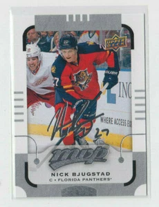 15/16 UD MVP Florida Panthers Nick Bjugstad Silver Script card #97 - Picture 1 of 2