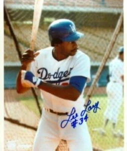 Lee Lacy handsigniertes 8x10 Foto - Dodgers - Bild 1 von 1