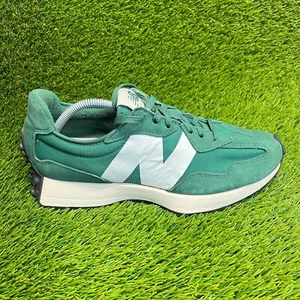 New Balance 327 Mens Size 11.5 Green White Athletic Running Shoes Sneakers - Picture 1 of 14