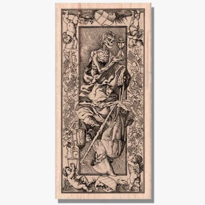 Sello de goma, carta del tarot, reverso de la carta, arte, medios, fortuna, magia de la suerte futura Foto 1 de 4