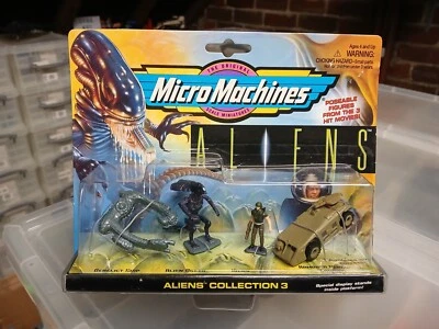 Galoob Micro Machines Aliens Collection 3 Alien Queen APC Hicks The Derelict T9 Foto 1 de 3