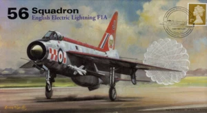 AV600 56 Squadron EE Lightning F1A Firebirds RAF cover - Picture 1 of 1