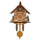 Antique Wooden Cuckoo Wall Clock Pendulum for Bedroom Living Room Decoration
