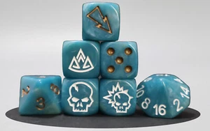 Zwerg Würfel Set - Custom D6 für Fantasy Football, RPG & Tabletop Spiele - Bild 1 von 9