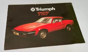 1977 Triumph TR7 sports Car Brochure - Picture 1 of 5