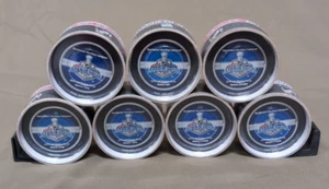2006 Stanley Cup Finals Complete Set - 7 Game Pucks -Carolina Hurricanes -Sealed - Picture 1 of 16