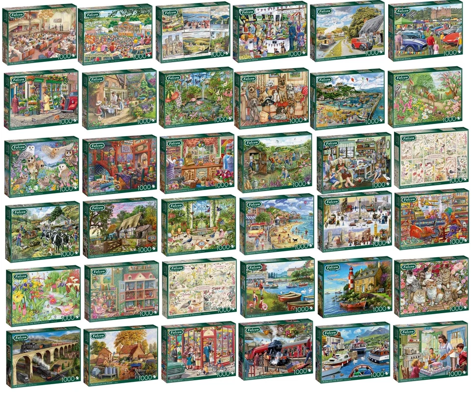 Falcon De Luxe 1000 Piece Jigsaw Puzzles  - Image 1 of 1