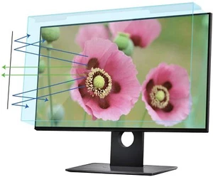 Protezione schermo blocco luce blu 21-27 pollici computer pellicola filtro monitor LED - Foto 1 di 7
