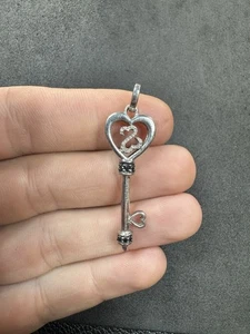 5,3 g JWBR Sterling Silber 925 Diamant Schlüssel Anhänger Schmuck Konvolut X - Bild 1 von 10