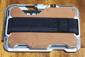 AULUMU G03 Men's Wallet Leather Metal • MagSafe Compatible ~ WALLET ONLY/READ - Picture 1 of 9