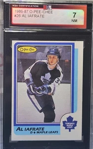86-87 O-Pee-Chee Al Iafrate KSA 7 🚨🚨🚨 Toronto Maple Leafs  - Picture 1 of 2