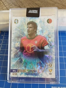 LUIS FIGO 8/99 WHITE ICE  Topps Total Football UEFA EURO 2024 #1487 PORTUGAL - Picture 1 of 2