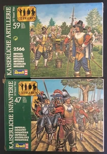 Vintage Revell 1/72 Imperial Artillery & Infantry 30 Years War with rare boxes - Picture 1 of 9