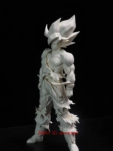 Custom Legendary Super Saiyan Son Goku H32cm Unpainted Resin GK Figure Model - Picture 1 of 4