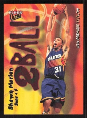 2000 ULTRA SHAWN MARION 11 TB MINT TWO BALL 2 BASKETBALL PHOENIX SUNS - Image 1 of 2