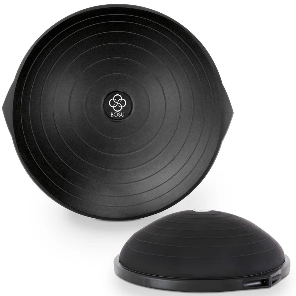 BOSU 26 Inch Yoga Sports Pro Balance Trainer Ball Exercise Equipment Black