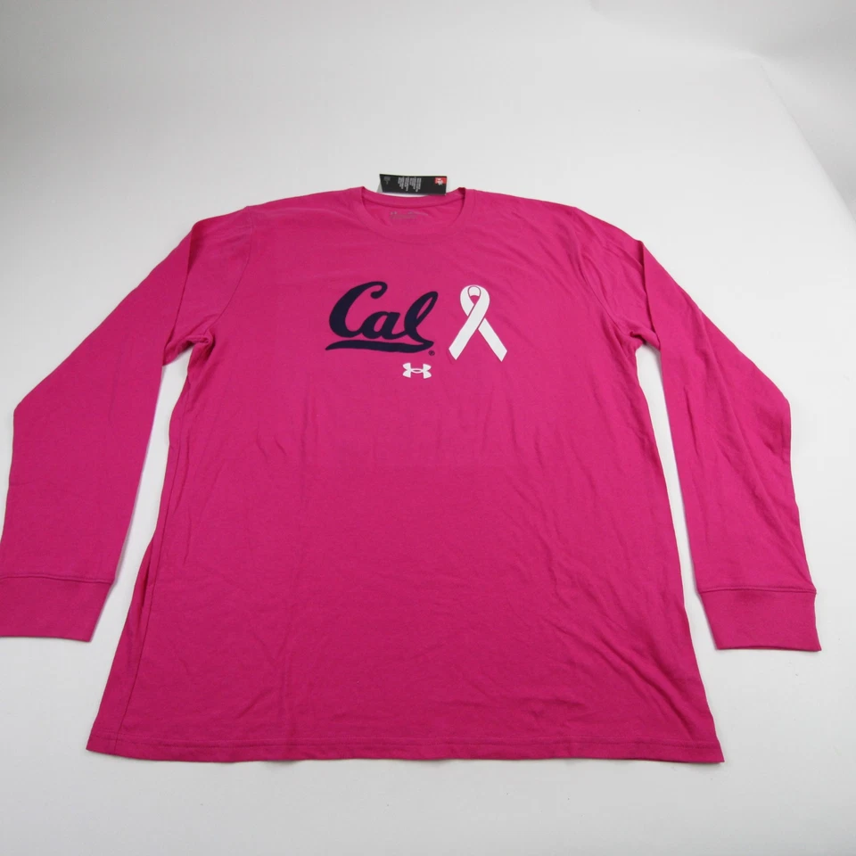 California Golden Bears Under Armour Long Sleeve Shirt Men's Hot Pink New - Image 1 of 1