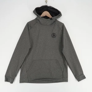 UNRL Crossover Barstool Hoodie Mens L Gray Pullover Performance Fleece PMT Logo - Picture 1 of 9