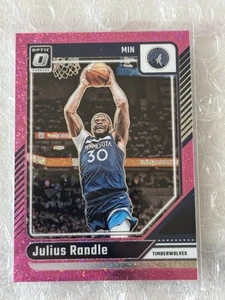 2024-25 Optic Julius Randle Pink Glitter #010 /275 Minnesota Timberwolves - Bild 1 von 2