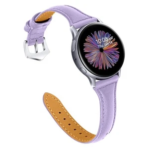 Compatible with Samsung Active 2 Watch Band, Genuine Leather Strap with 20mm ... - Picture 1 of 7