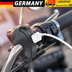 Steckdose 2 QC3.0 USB-A Type-C Ladegerät Buchse 12V/24V für Motorrad Wasserdicht - Bild 1 von 14