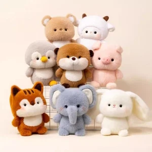 Elephant Stuffed Animal Pillow 16cm Animal Plush Toy Plush Companion Doll Desk - Picture 1 of 16