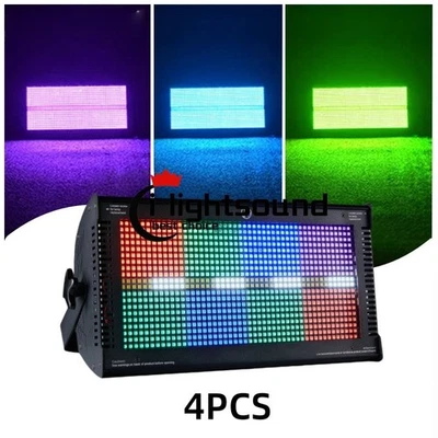 1000W Led Strobe Wash Blinder Light Bar 8+8 Segment Stroboscopic Dmx Bar Rgb x4 - Image 1 of 4