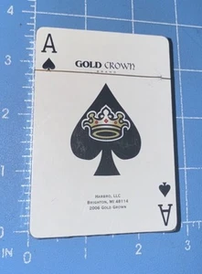 Hasbro LLC Gold Crown Brand 2006 Red Playing Cards Sealed Pack New - Picture 1 of 2