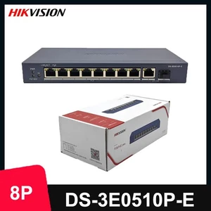 Hikvision Gigabit Unmanaged DS-3E0510P-E 8-Port PoE Switch - Picture 1 of 9