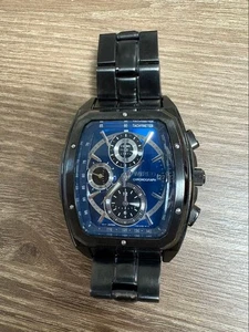 【SEIKO】WIRED THE BLUE AGAW439 Men's Chronograph Wrist watch Working Rare Model - Picture 1 of 12