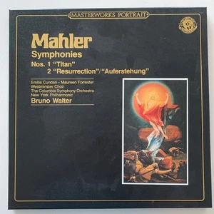 Gustav Mahler ‎– Syms Nos. 1-2 (Bruno Walter) - Box Set Vinyl 3LP - Near Mint - Picture 1 of 8