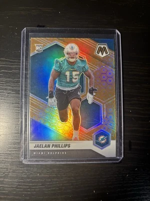 2021 Mosaic Jaelan Phillips RC Honeycomb Rookie #350 Dolphins - Image 1 of 2