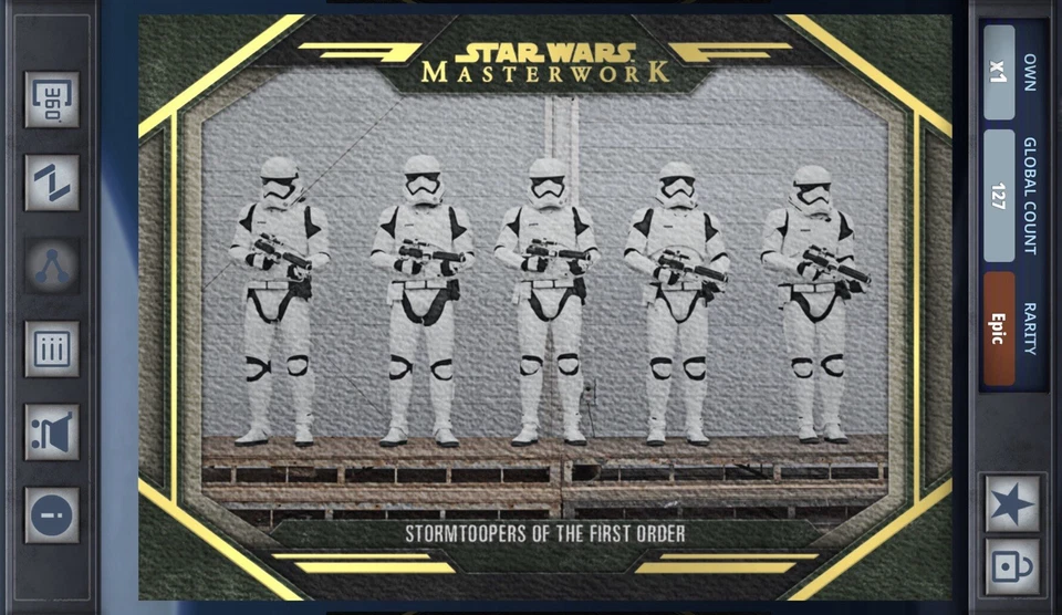 Star Wars Card Trader Masterwork 2024 Behind The Scenes Canvas Stormtroopers - Image 1 of 1