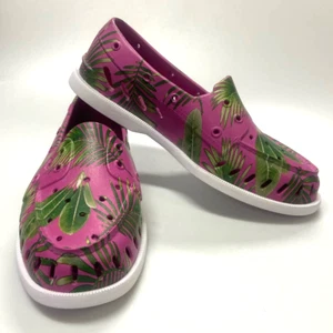 NWOT Sperry Top Sider Mauve/Pink Tropical Slip On Shoe Size 9M - Picture 1 of 9