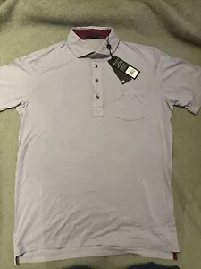 Greyson Spirit Dewberry Polo Medium new with tags $108 retail shirt pocket - Picture 1 of 6