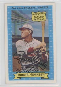 1972 Kellogg's 3-D All-Time Baseball Greats Rogers Hornsby #2 HOF