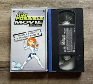Kim Possible Movie - So The Drama (VHS, 2005) Rare Late Era Disney Tape Release - Imagen 1 de 4