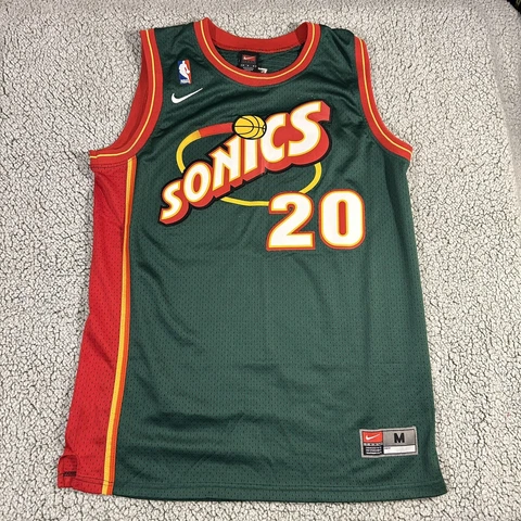 Vintage Nike 1990’s Seattle Supersonics Gary Payton Authentic jersey #20 Medium Cover