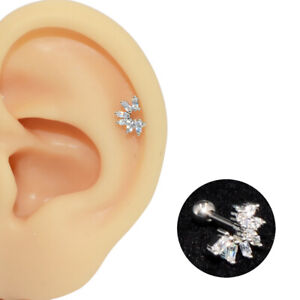  Cartilage Earring Conch Tragus Stud Helix Cartilage Piercing Jewelry 20G(0.8mm)