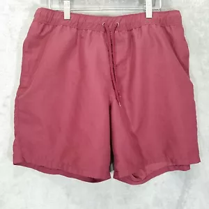 Pantaloncini da bagno rossi Asos taglia large con fili - Foto 1 di 9