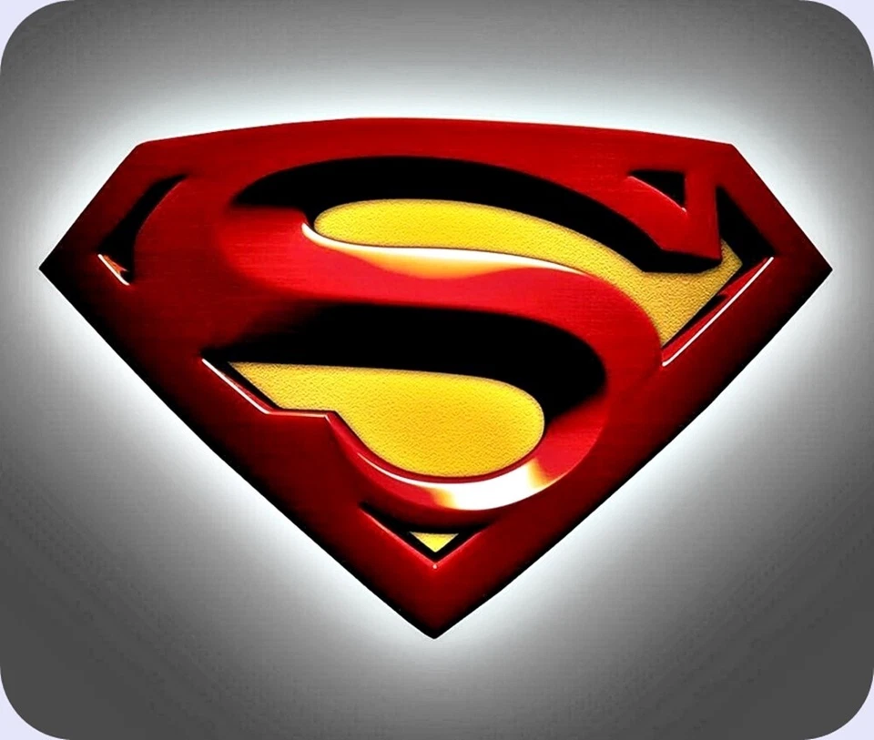 Superman Logo Computer / Laptop Mouse Pad - Image 1 of 1