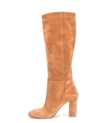 Botín chino de gamuza dividida con volquete de lavandería marrón talla 8,5 Foto 1 de 4