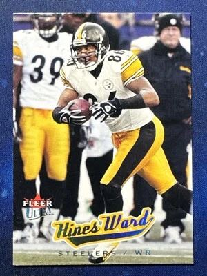 Hines Ward 2005 Fleer Ultra #10 Pittsburgh Steelers - Image 1 of 2