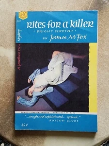 Rites For A Killer (Night Serpent) James M. Fox. A Jonathan Press Mystery #96  - Imagen 1 de 13
